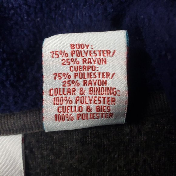 Whinny the Pooh Pull Over Medium M Womens Gray Long Sleeve Fleece 1/4 Zip - Picture 9 of 9